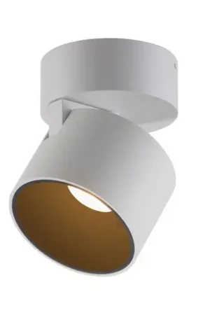 Faretto da soffitto LED PURE Cup, bianco, Ø 9,5 cm, metallo Sconto