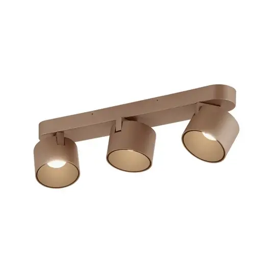 Miglior Prezzo Faretto da soffitto LED PURE Cup, color bronzo, 56 cm, metallo, a 3 luci