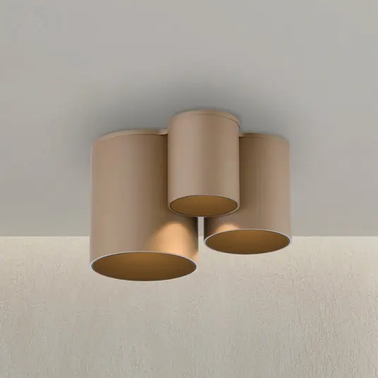 Plafoniera LED per il bagno PURE Point, bronzo, 18 cm, a 3 luci, IP44 Bestseller