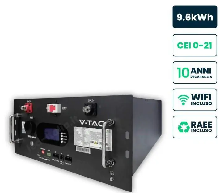 Vendita Finale Batteria Litio LFP 9.6kWh 48V V Tac 12684