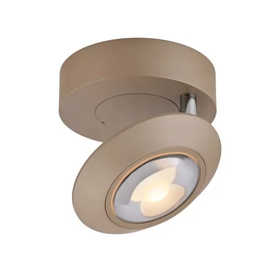 Promozione Esclusiva Plafoniera LED PURE Oculis color bronzo, Ø 15 cm, ferro/vetro