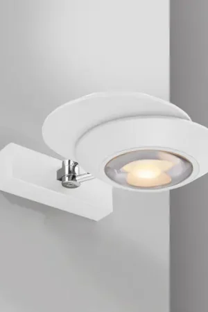 Compra Online Applique a LED PURE Oculis, bianca, 30 cm, ferro/vetro, a 2 luci