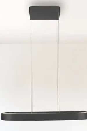 Paul Neuhaus lampada LED a sospensione Q-Stretto, nera, 86,8 cm Offerta Limitata