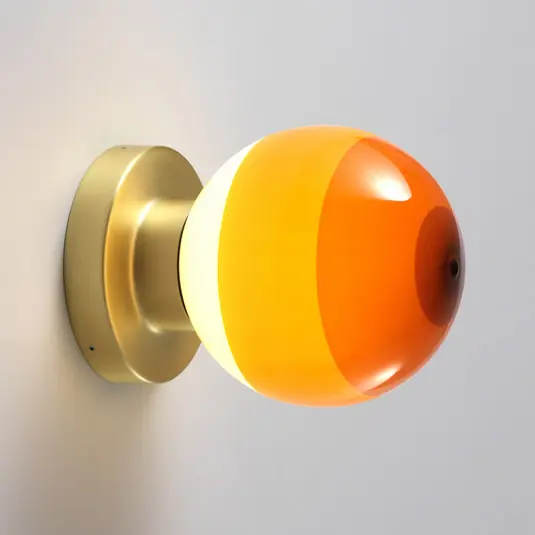 MARSET applique a LED Dipping Light A2, arancione/oro Popolare