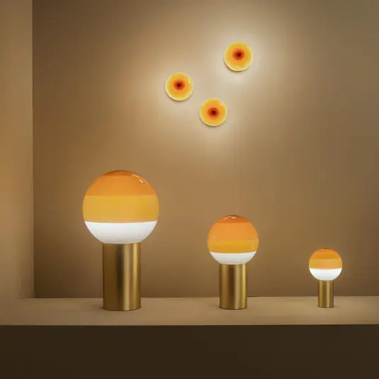Soddisfatti O Rimborsati MARSET lampada da tavolo Dipping Light M, ambra/ottone
