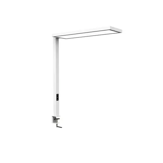 Direttamente Dal Produttore Lampada LED a morsetto MAULsenja, bianca, alluminio, dimmerabile, sensore, CCT