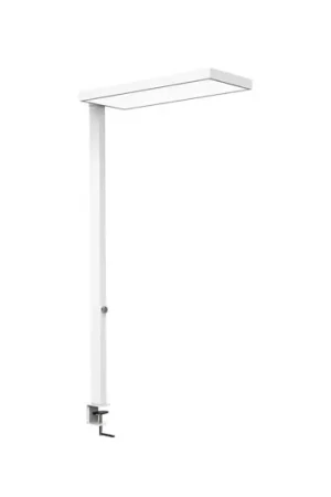 Lampada LED a morsetto MAULjura, bianca, alluminio, dimmerabile, 100 cm Reso Gratuito