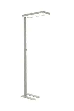 Offerta Speciale Lampada da terra per ufficio MAULjura, color argento, alluminio, 196,5 cm