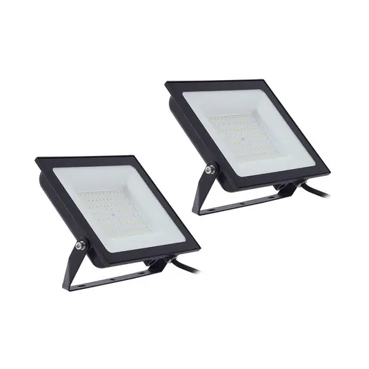 Prios LED faretto da esterno Maikel, 100 W, metallo, set da 2 Compra Online