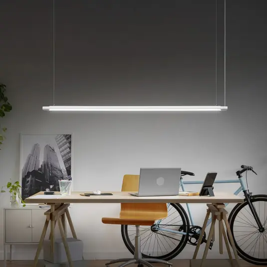 Pagamento Sicuro Lampada LED a sospensione OSRAM Office line Slab bianca 4.000 K dimmerabile