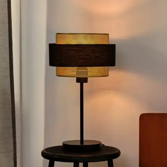 Lampada da tavolo OSRAM Decor Hornet, nero/oro, E27 Ultima Occasione