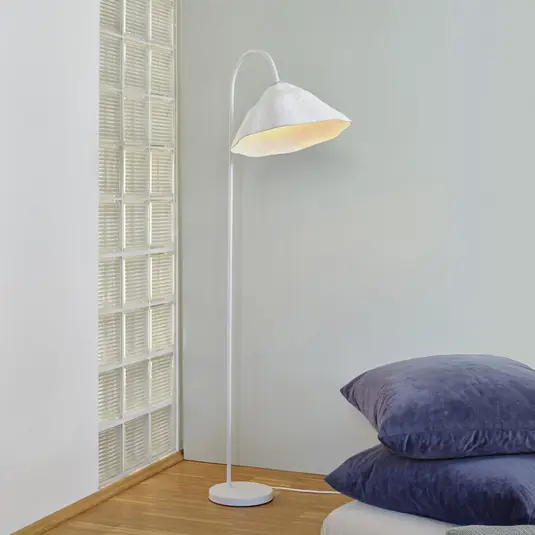 Piantana OSRAM Decor Lotus Leaf, a 1 luce, bianca, carta, E27 Compra Oggi Stesso