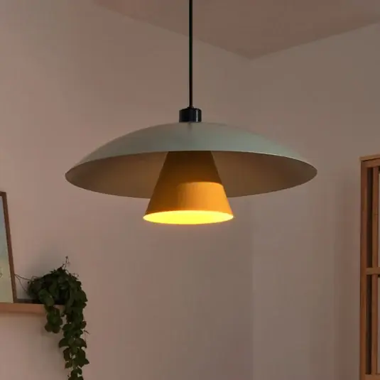 Non Perdere Lampada a sospensione OSRAM Decor Flying Mushroom verde/giallo, acciaio, E27