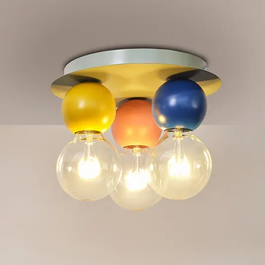 Prezzo Conveniente Plafoniera OSRAM Decor Bubble, a 3 luci, acciaio, colorata, E27