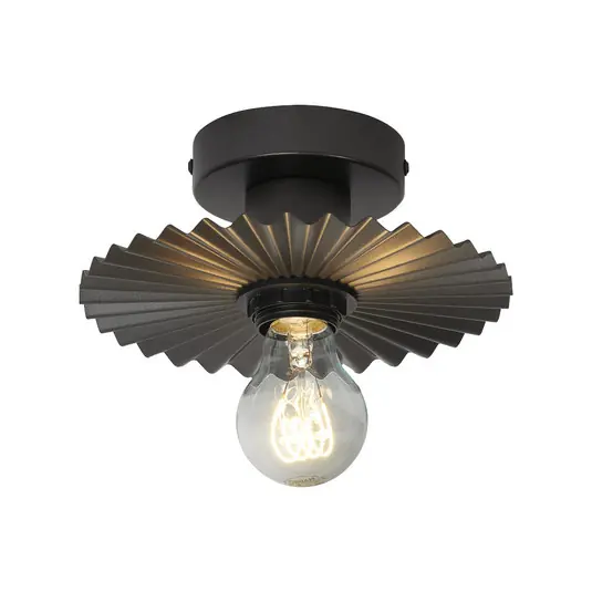 OSRAM plafoniera Decor Plissee, grigio, acciaio, E27 Prezzo Conveniente