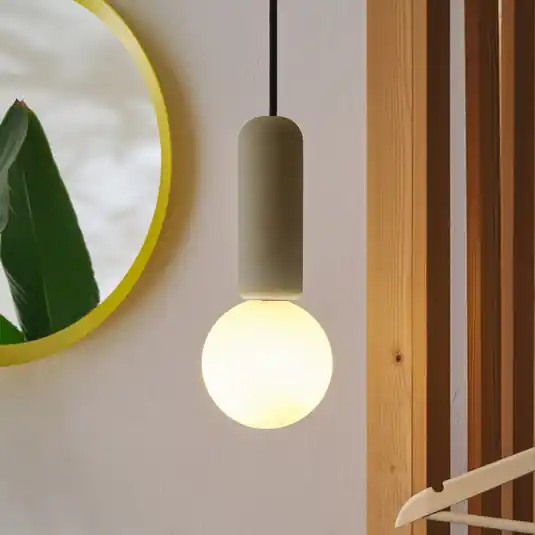 Lampada a sospensione OSRAM Decor Concrete Mic, beige, cemento, G9 Offerta Limitata
