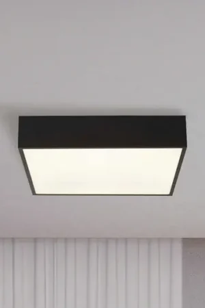Subito Disponibile Plafoniera LED per il bagno Zeus, nera, lunghezza 30 cm, metallo