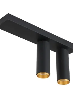 LOOM DESIGN Faretto da soffitto a LED X-Beam, a 2 luci, nero Scelto Dai Clienti