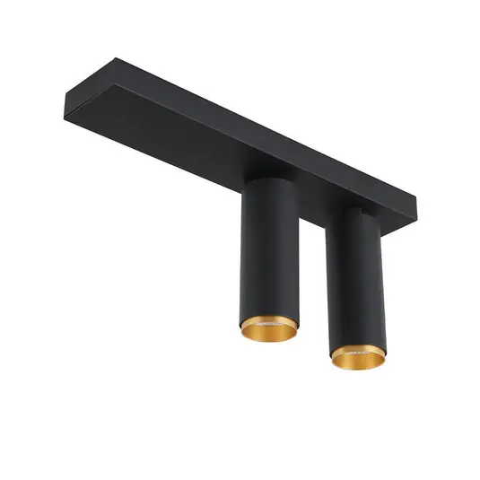 LOOM DESIGN Faretto da soffitto a LED X-Beam, a 2 luci, nero Scelto Dai Clienti