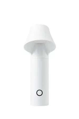 LOOM DESIGN lampada da tavolo LED ricaricabile Willow, bianca, alluminio, IP54 Direttamente Dal Produttore