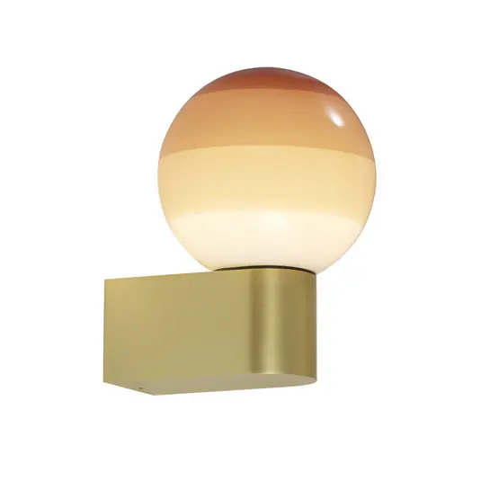 MARSET applique a LED Dipping Light A1, color crema/ottone Non Perdere