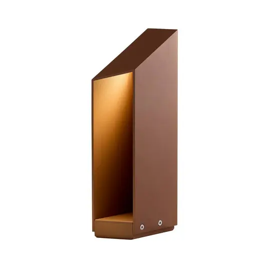 Quantità Limitata MARSET lampioncino LED Domus Altezza 37 cm Alluminio color ruggine