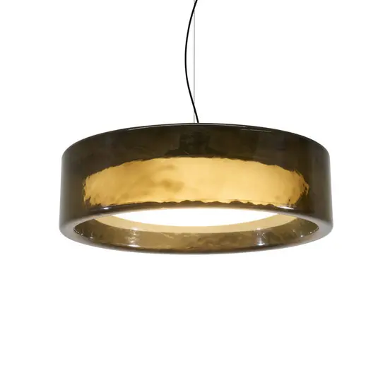 MARSET Lampada a sospensione a LED Ringo, Ø 90 cm, grigio fumo scuro Soddisfatti O Rimborsati