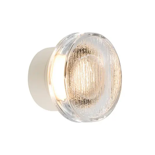 MARSET applique da esterni LED Roc, Ø 14 cm, bianco/traslucido Acquista Ora