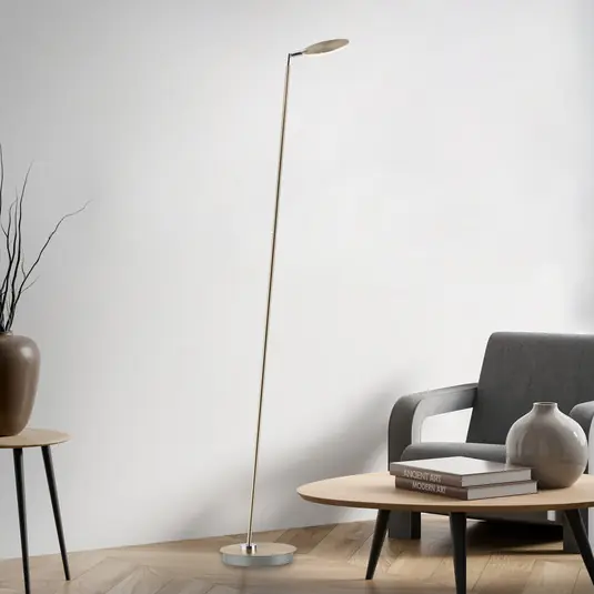 Pagamento Sicuro Paul Neuhaus piantana LED Akku-Bente, ottone, CCT, USB-C