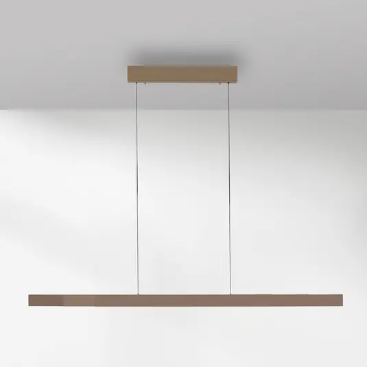Paul Neuhaus Lampada LED a sospensione a sospensione Adriana Square, bronzo, Offerta Limitata