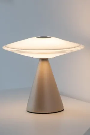 Paul Neuhaus lampada LED da tavolo Elipsa, bianco/bronzo, dimmerabile Promozione Esclusiva