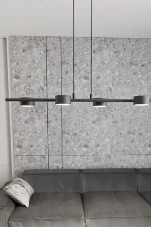 Direttamente Dal Produttore Faretto da soffitto Sora, lunghezza 80 cm, metallo, a 4 luci.