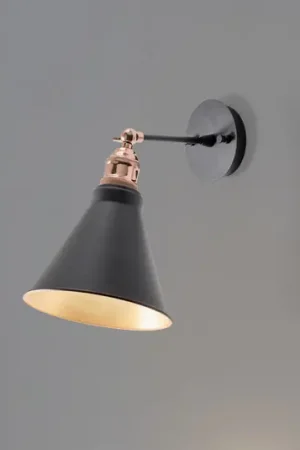 Applique Berceste, nero/oro, metallo, altezza 29 cm Popolare