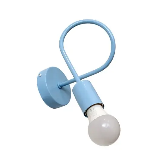 Applique Oxford, azzurro, metallo, E27 Direttamente Dal Produttore