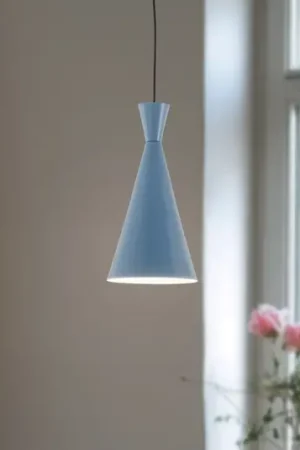 Bestseller Lampada a sospensione Tom, azzurro, metallo, Ø 19 cm, E27