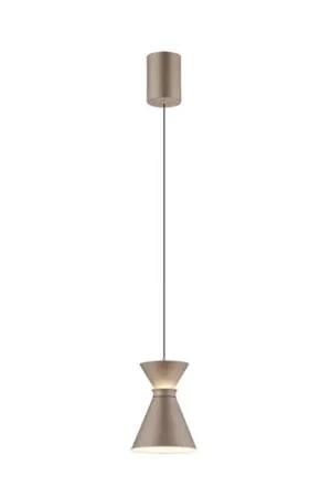 Lampada LED a sospensione Helestra LUK, marrone, 1 lampadina, dimmerabile Quantità Limitata