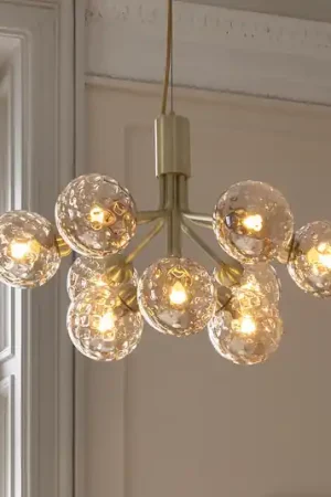 Vendita Finale Lampadario Nuura Apiales 9, Ø 60 cm, color ottone/oro