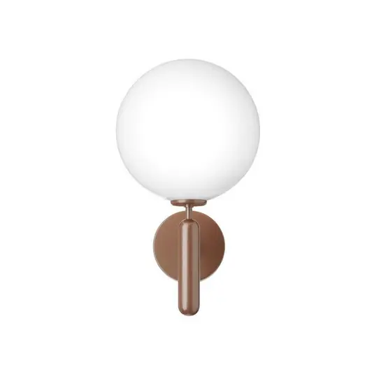 Nuura applique da esterno Miira, Ø 20 cm, bronzo scuro/opale Promozione