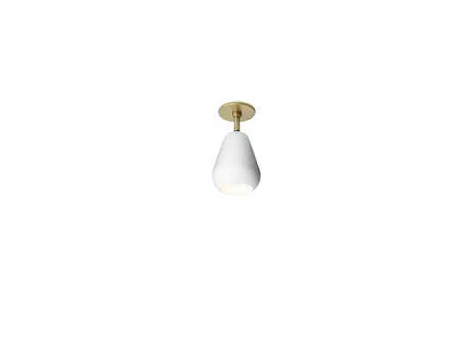 Consegna Rapida Faretto da incasso Nuura Anoli Spot Recessed, Ø 10 cm, bianco/oro