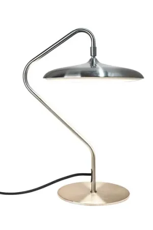 Lampada da tavolo LED Artist, colore acciaio, altezza 41 cm, acciaio Pagamento Sicuro
