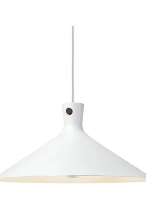 Lampada a sospensione Dorina, bianca, Ø 45 cm, metallo Offerta Speciale