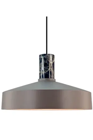 Ultime Pezzi Lampada a sospensione Elvas, marrone chiaro, Ø 37 cm, metallo/marmo