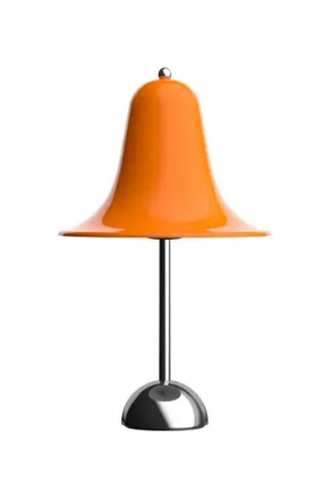 Spedito Oggi Lampada da tavolo Verpan Pantop, arancione, altezza 23 cm, metallo, E14
