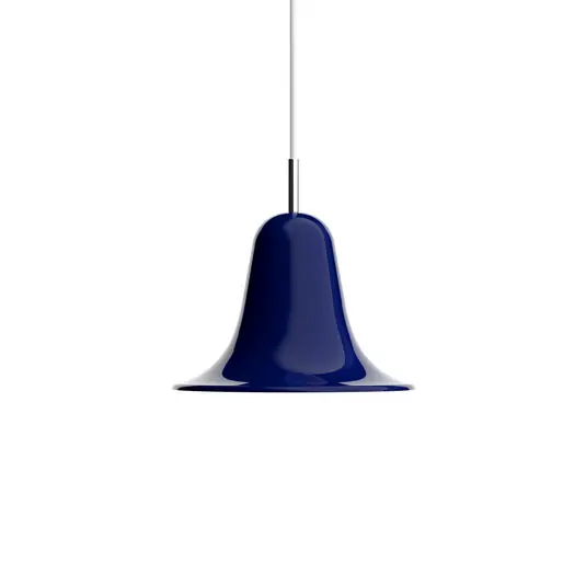 Novità Lampada a sospensione Verpan Pantop, blu notte, Ø 23 cm, metallo, E14