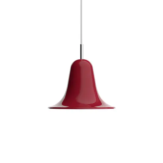 Nuova Collezione Lampada a sospensione Verpan Pantop, rosso ciliegia, Ø 23 cm, metallo, E14