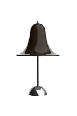 Sconto Lampada da tavolo LED ricaricabile Verpan Pantop, marrone, altezza 30 cm, IP44