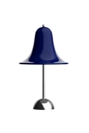 Lampada da tavolo LED ricaricabile Verpan Pantop, blu notte, altezza 30 cm Popolare
