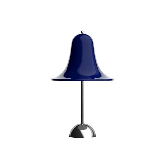 Lampada da tavolo LED ricaricabile Verpan Pantop, blu notte, altezza 30 cm Popolare