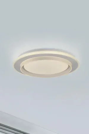 Offerta Speciale JUST LIGHT. plafoniera LED Lago Ø 40 cm bianca telecomando