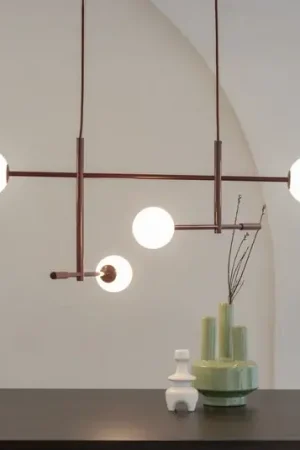 IT‘S ABOUT ROMI Lampada a sospensione Copenhagen, rosso scuro, orientabile Offerta Limitata